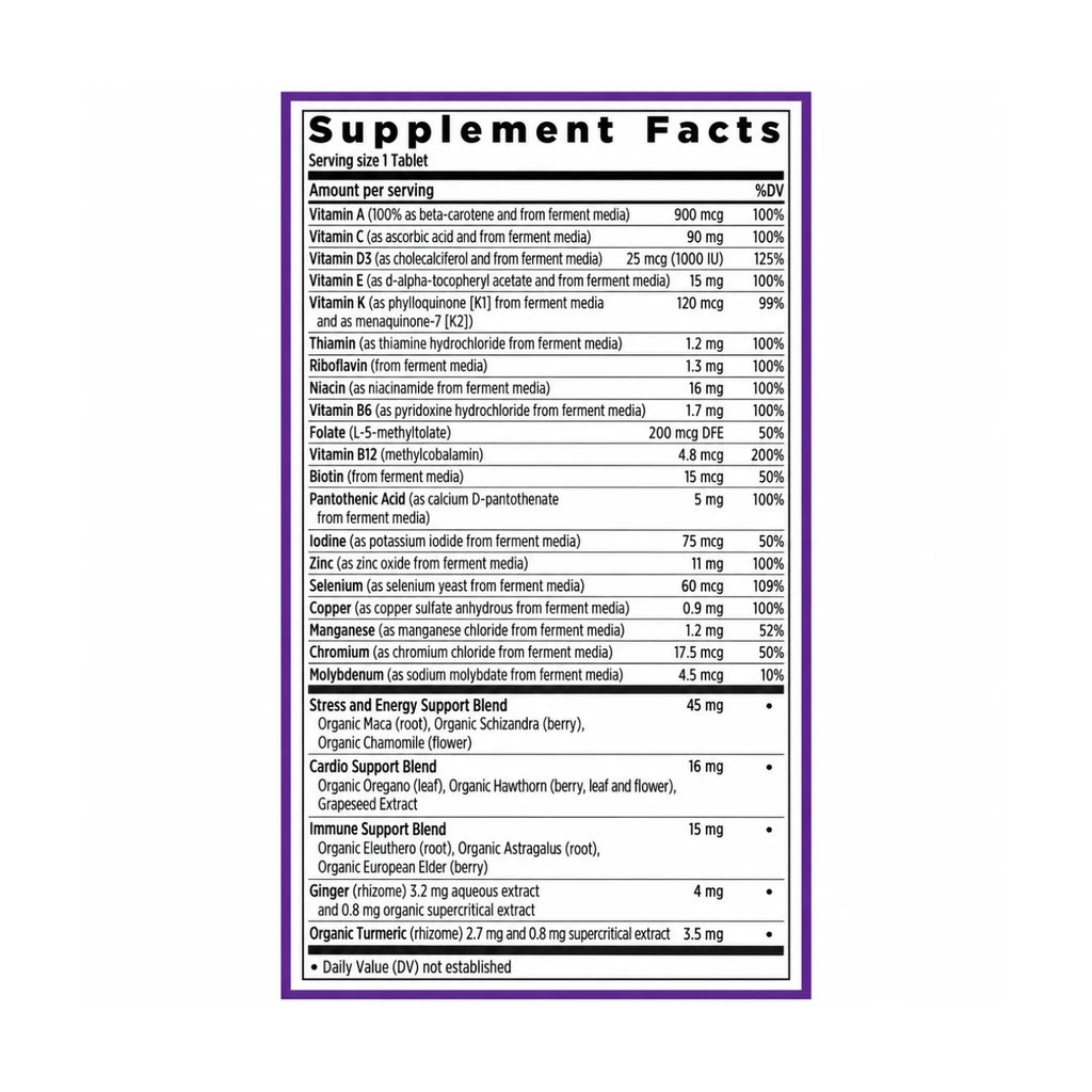 New Chapter Multivitamínico Diario para Todos los Hombres 72 Tabletas