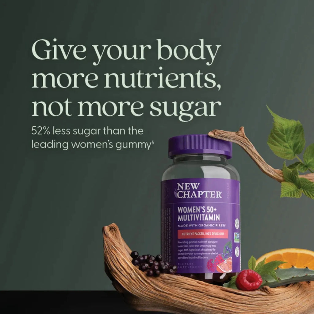 New Chapter 90 Gomitas Multivitamínicas Mujeres +50 Años SFN