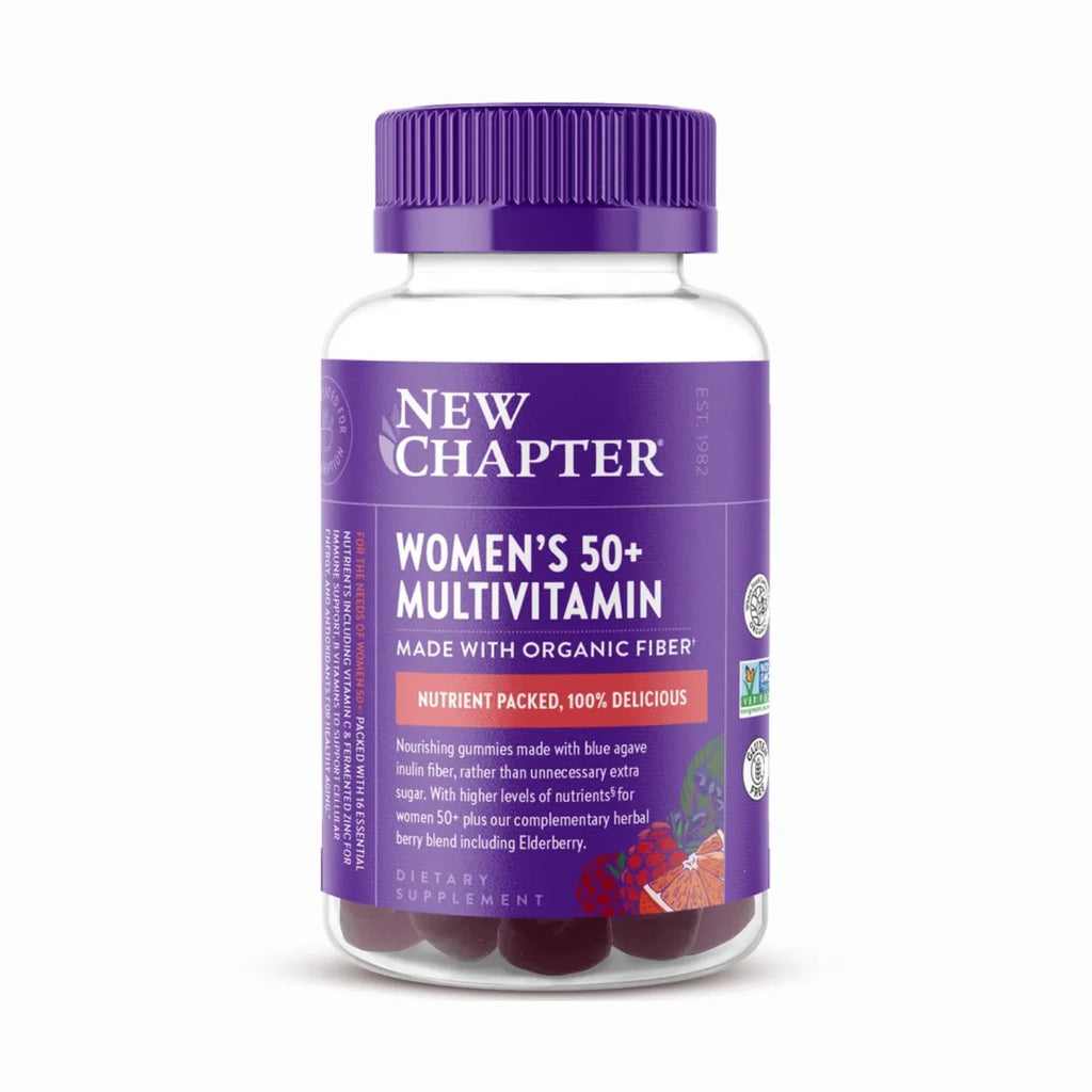 New Chapter 90 Gomitas Multivitamínicas Mujeres +50 Años SFN