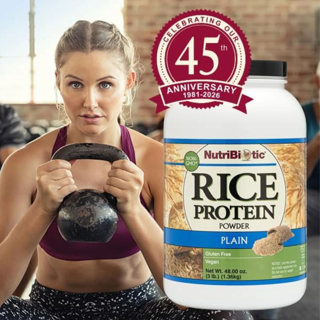 NutriBiotic Rice Protein Plain 3 lbs (1.36 kg)