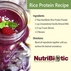 NutriBiotic Rice Protein Plain 3 lbs (1.36 kg)