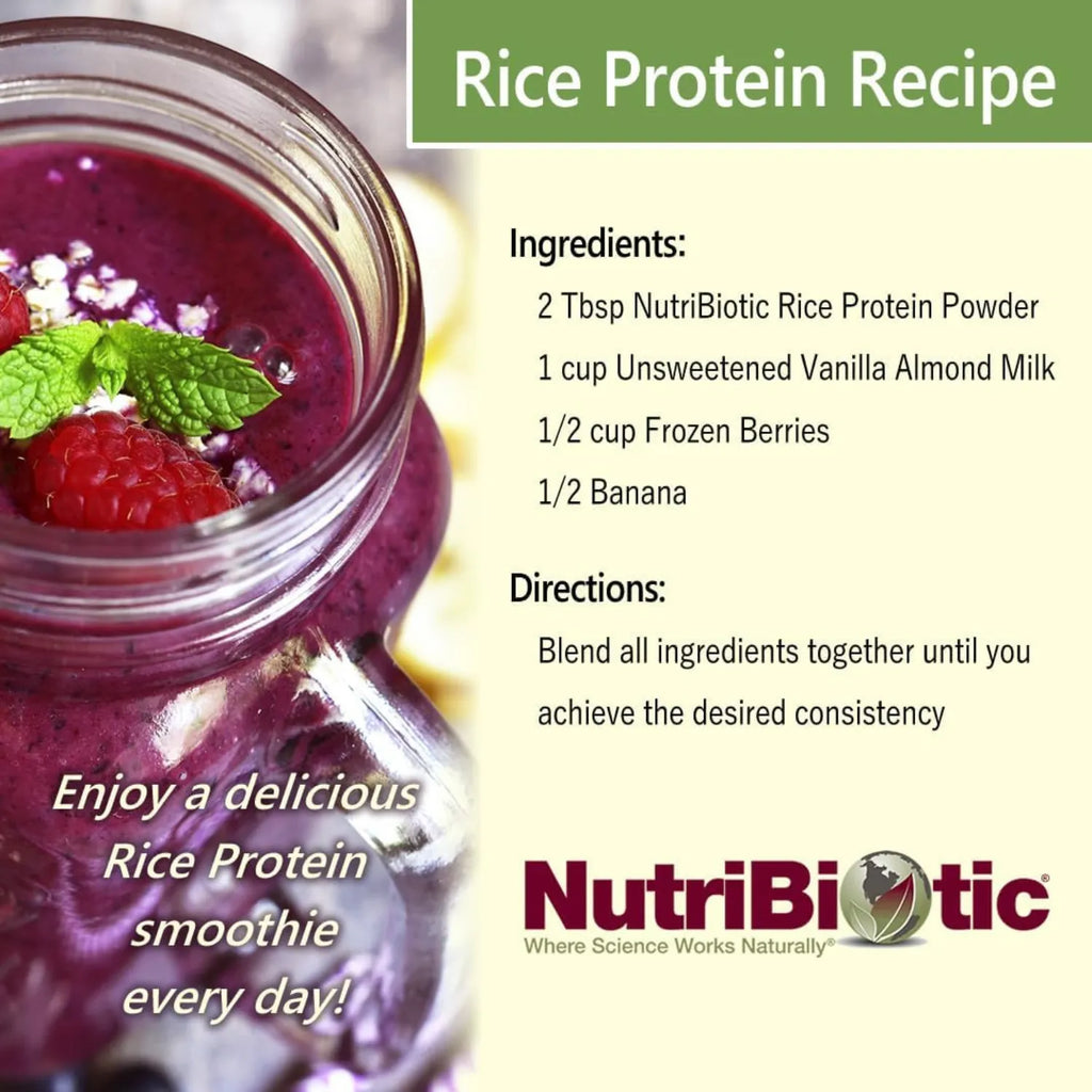 NutriBiotic, Proteína de arroz en polvo, Chocolate, 650 g (1 lb 6,93 oz)