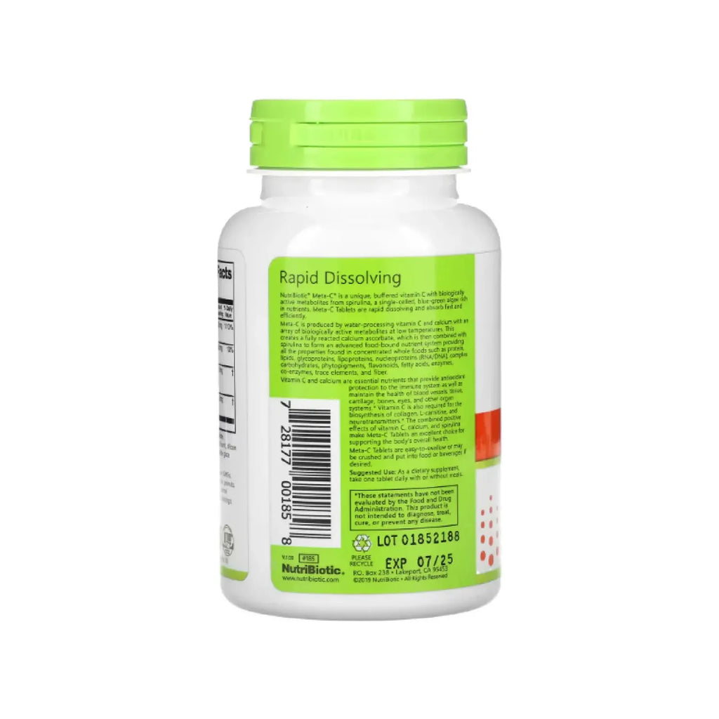Nutribiotic Immunity Meta-c 1000 Mg 100 Comprimidos Sin Sabor