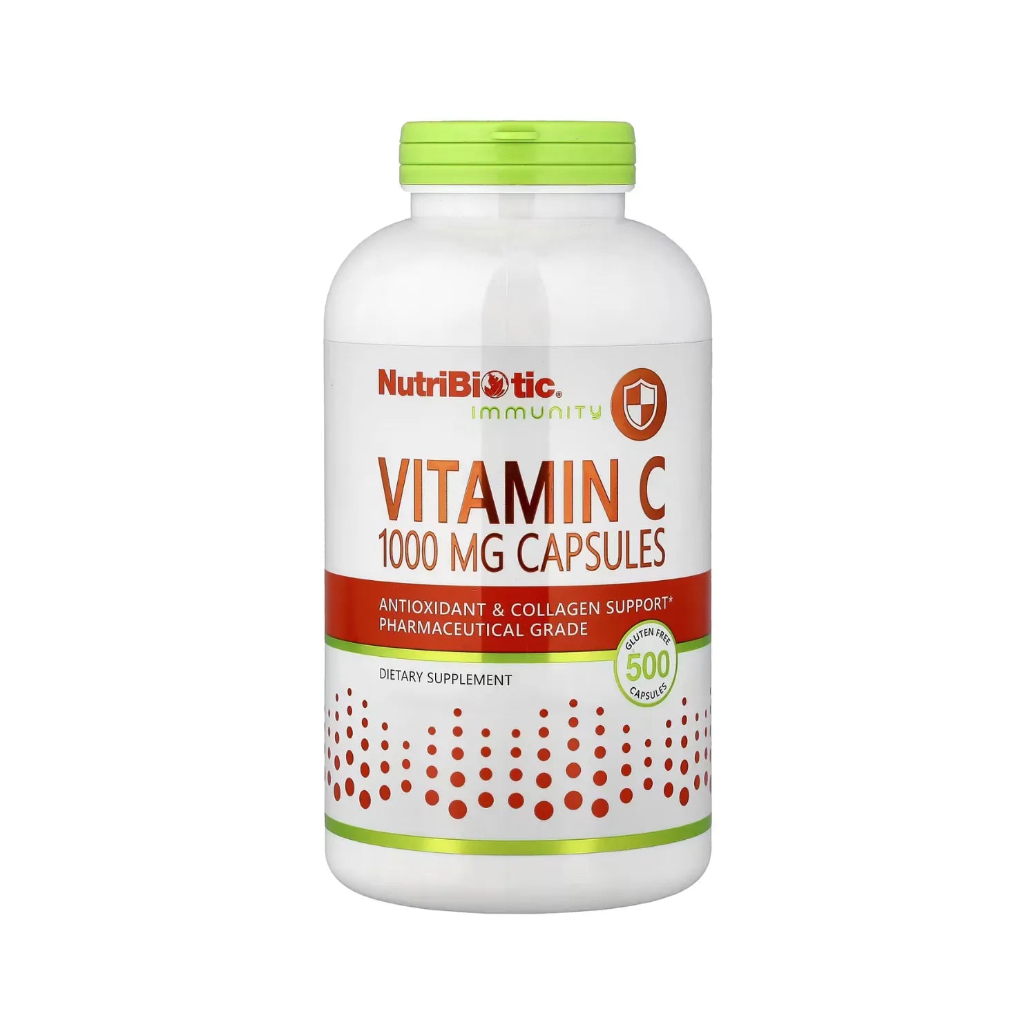 NutriBiotic Vitamin C 1000 mg 500 Capsulas.