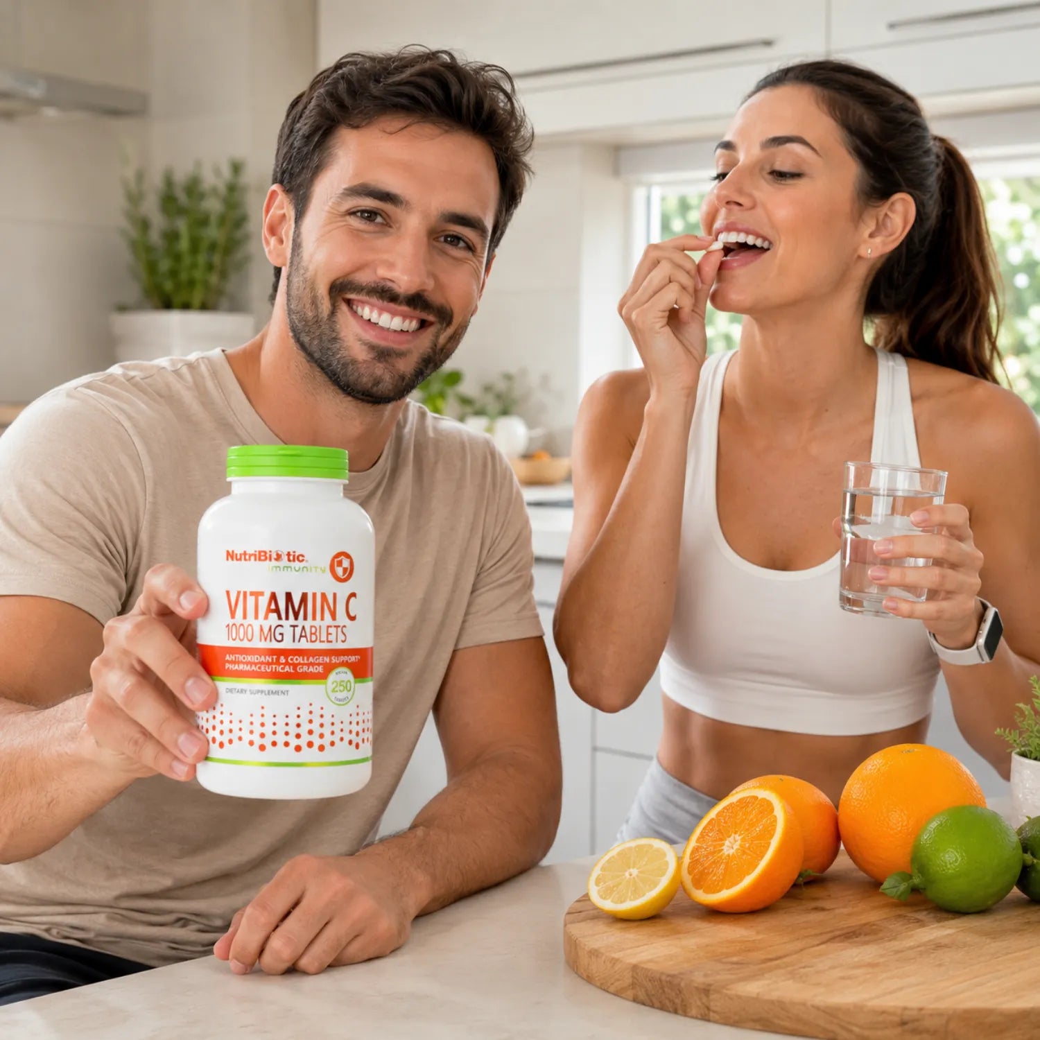 NutriBiotic Vitamin C 1000 mg 250 tabletas