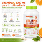 NutriBiotic Vitamin C 1000 mg 250 tabletas