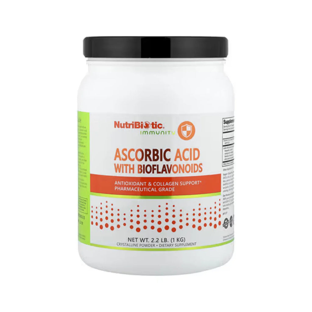 NutriBiotic Ascorbic Acid with Bioflavonoids 1kg (2,2 lb)