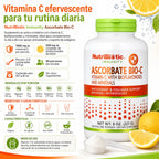 NutriBiotic Ascorbate Bio-C Vitamina C con Bioflavonoides y Minerales 227 g (8 oz)