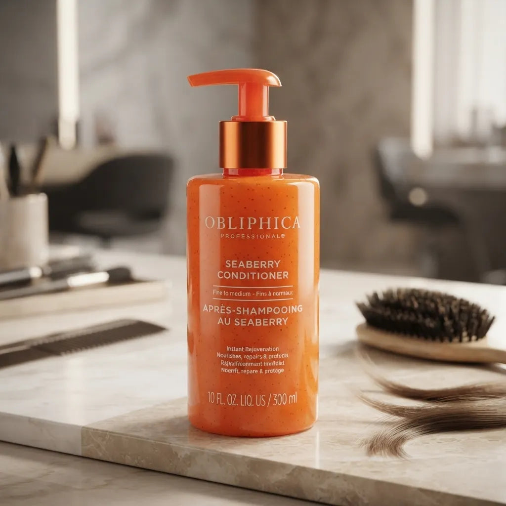 Obliphica Seaberry Conditioner Fine to Medium 300 ml | Acondicionador Profesional | Nutre, repara y protege el cabello | Rejuvenecimiento inmediato sin pesadez | Cuidado capilar avanzado