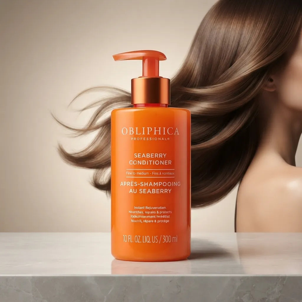 Obliphica Seaberry Conditioner Fine to Medium 300 ml | Acondicionador Profesional | Nutre, repara y protege el cabello | Rejuvenecimiento inmediato sin pesadez | Cuidado capilar avanzado