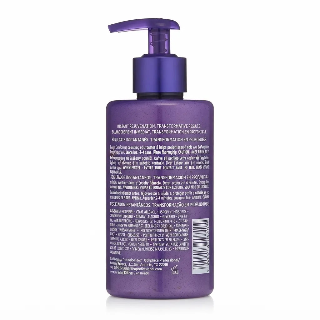 Seaberry Conditioner Medium to Coarse 300 ml Obliphica Professional | Acondicionador Profesional | Nutre, repara y protege | Rejuvenecimiento inmediato para el cabello | Cuidado capilar avanzado