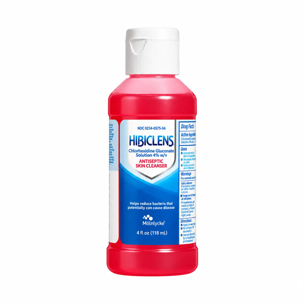 Hibiclens Jabón Líquido Antiséptico 4 fl oz / 118 ml | Limpieza antiséptica y antimicrobiana | Con clorhexidina al 4% | Ayuda a reducir bacterias en la piel | Limpiador antiséptico