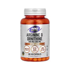 NOW Foods, Deportes, Arginina y ornitina, 100 cápsulas vegetales SFN