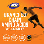 NOW FOODS AMINOÁCIDOS DE CADENA RAMIFICADA 120 CÁPSULAS SFN