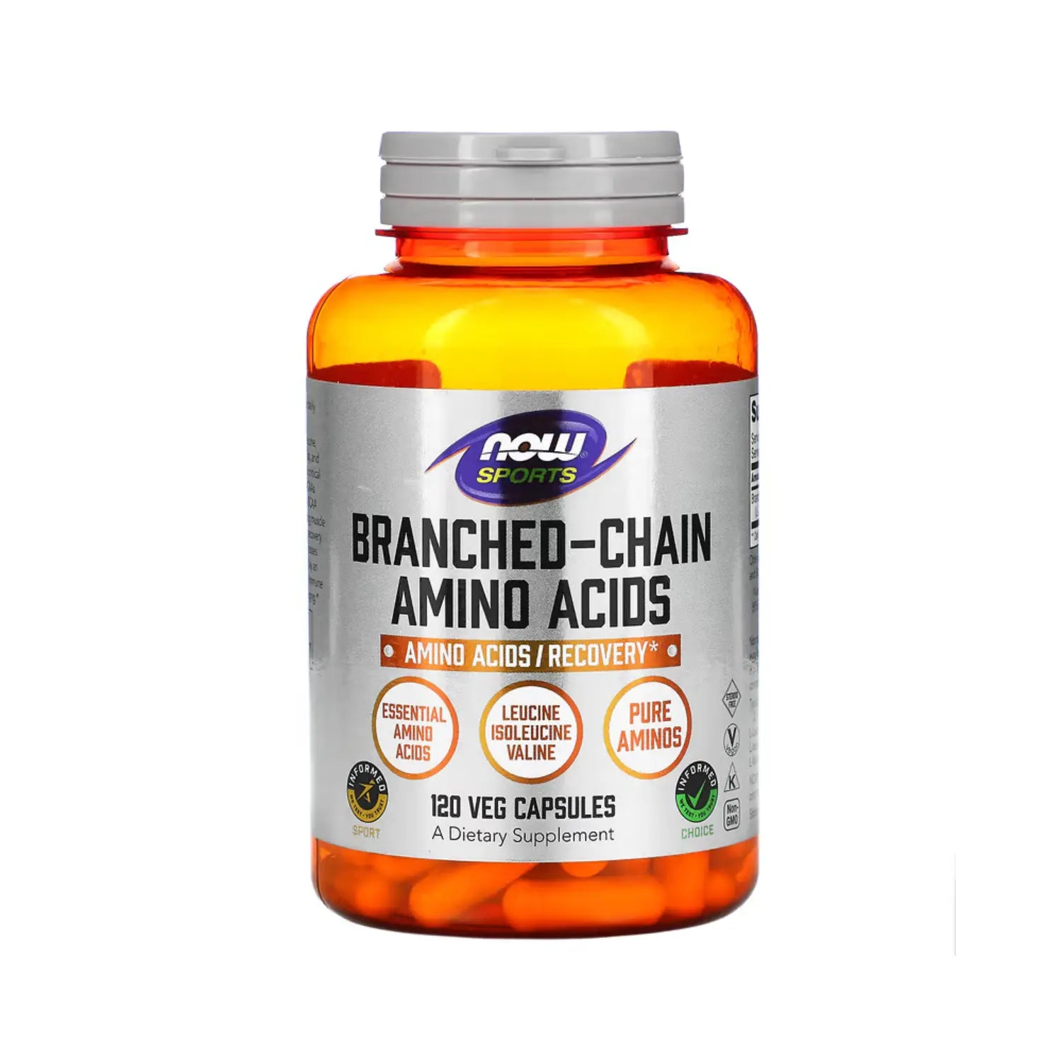 NOW FOODS AMINOÁCIDOS DE CADENA RAMIFICADA 120 CÁPSULAS SFN