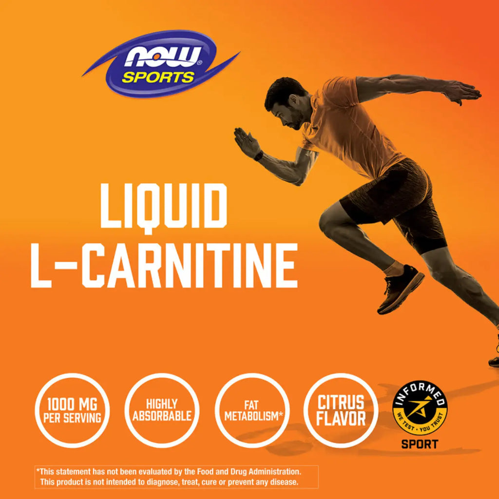 NOW FOODS L CARNITINA LIQUIDA 1000 MG 473ML SFN