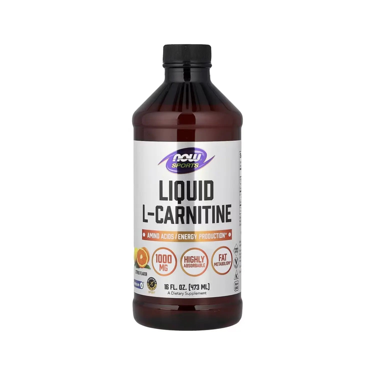 NOW FOODS L CARNITINA LIQUIDA 1000 MG 473ML SFN