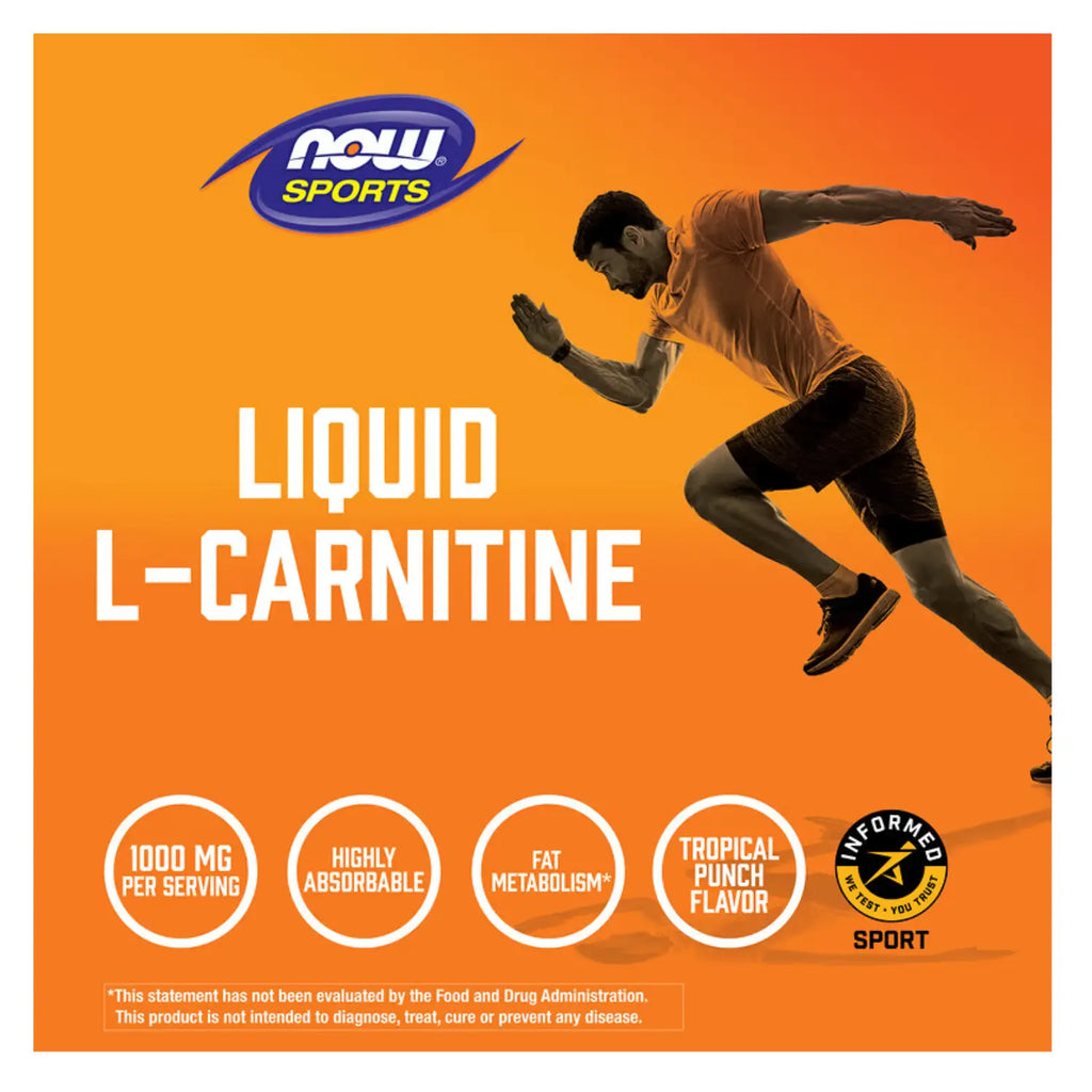 NOW FOODS CARNITINE LIQUID TROPICAL PUNCH 16 OZ