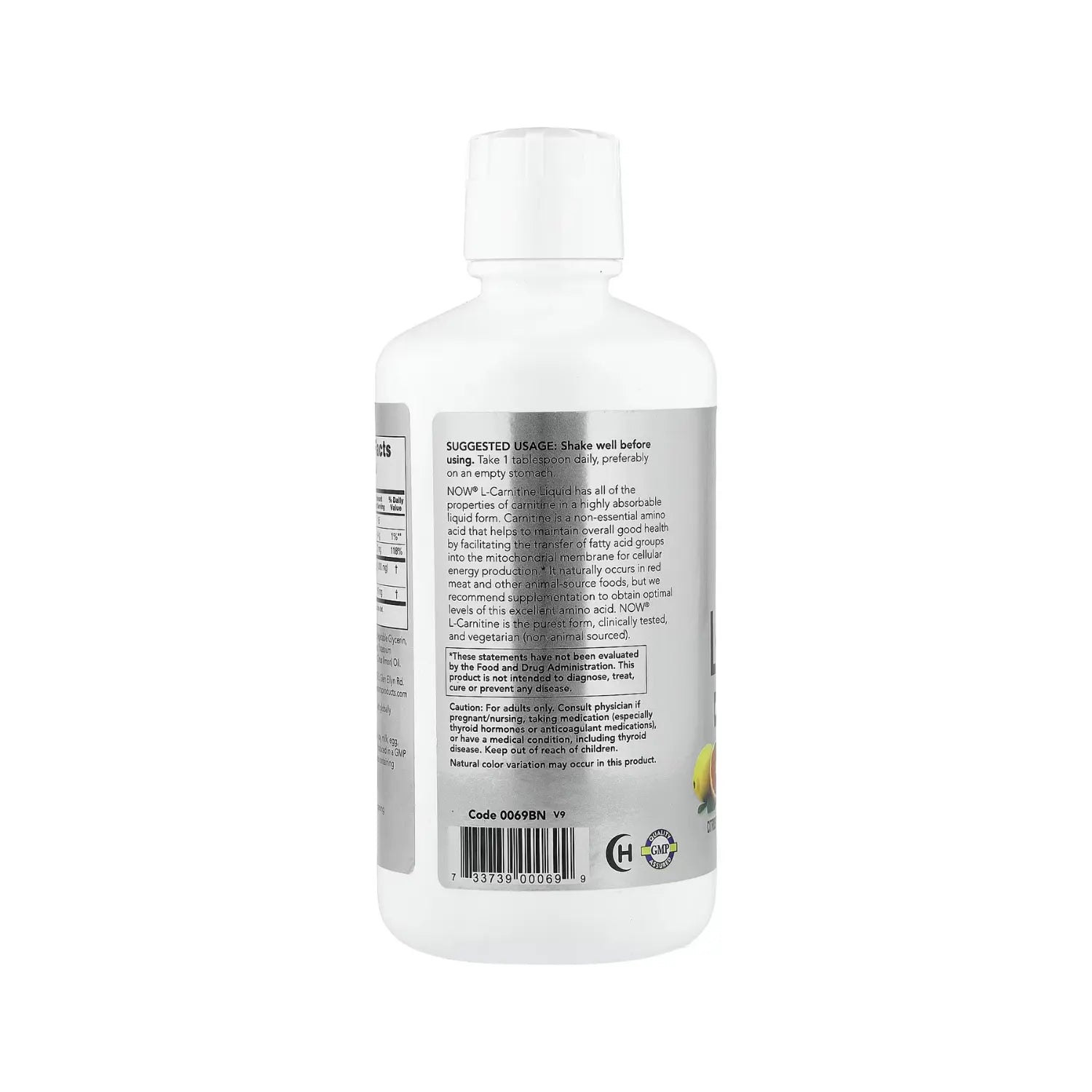Now foods carnitina liquida 1000mg 32 ozs sfn