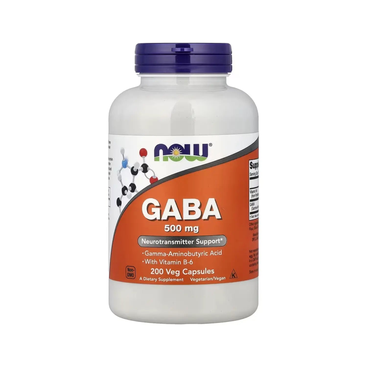 NOW FOODS GABA 500MG 200 VCAPS SFN