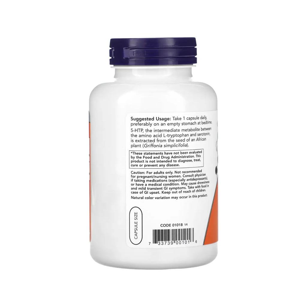 NOW FOODS 5-HTP, 50 MG 180 VEGCAPS SFN