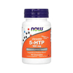 NOW Foods, 5-HTP, Sabor natural a cítricos, 100 mg, 90 comprimidos masticables SFN