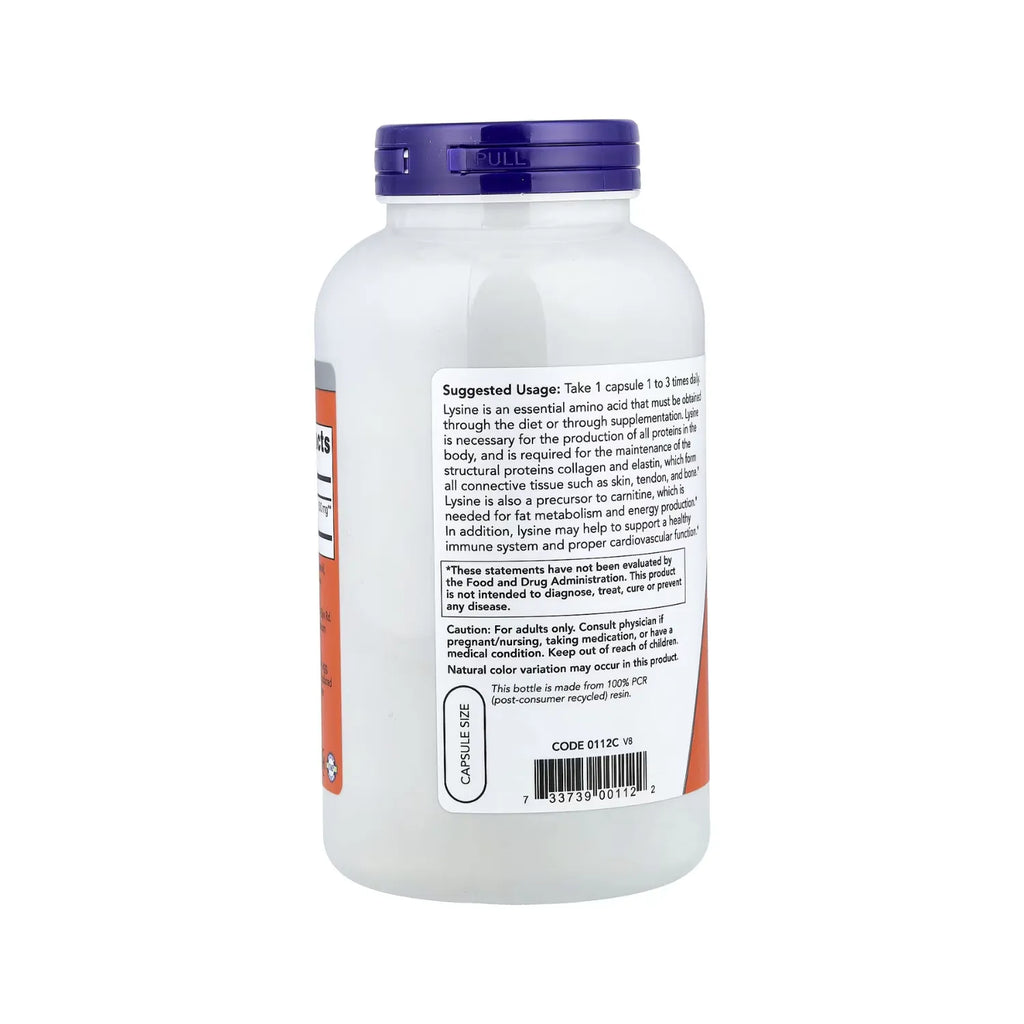 NOW FOODS L -LISINA L -LYSINE 500MG 250 VCAPS SFN (copia)