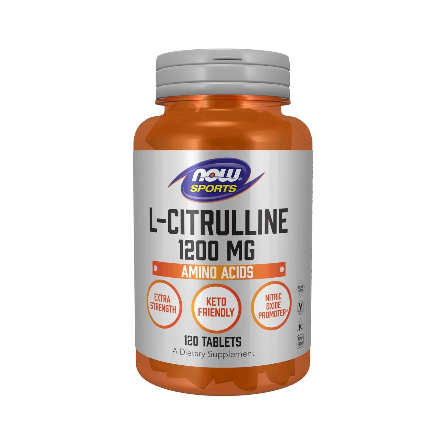 NOW Foods, Sports, L-citrulina, 1200 mg, 120 comprimidos sfn
