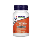 NOW Foods, L-teanina, Doble concentración, 200 mg, 60 cápsulas vegetales SFN