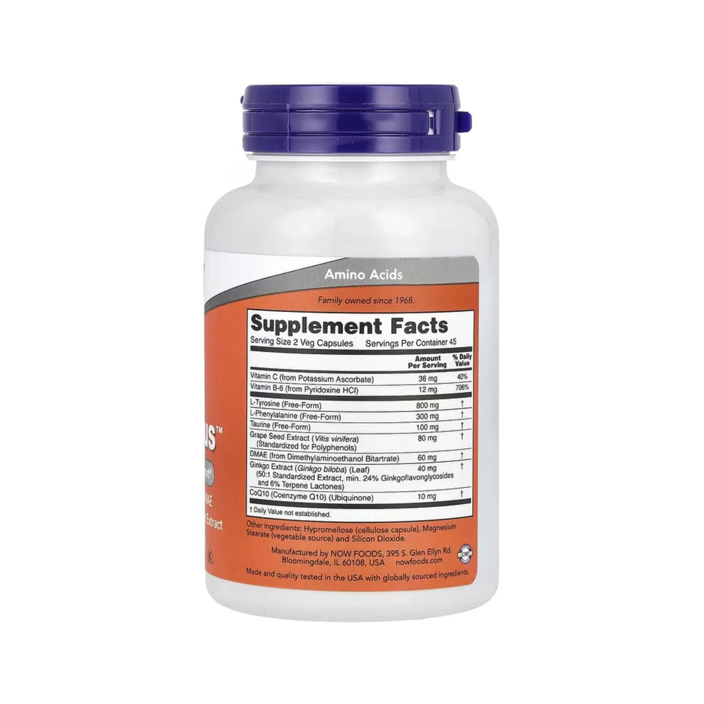 NOW FOODS TRUE FOCUS 90 CAPSULAS VEGETALES SFN