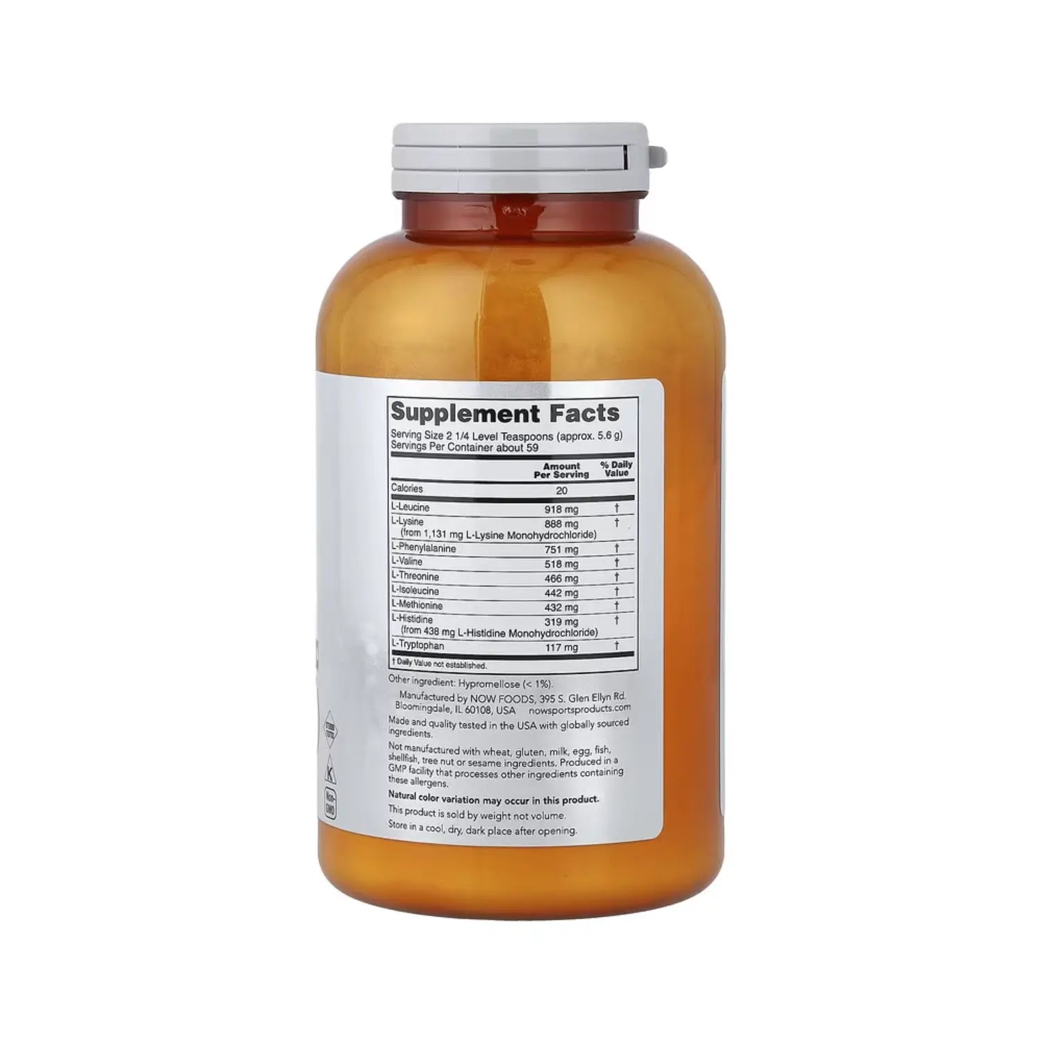 NOW Foods, Deportes, 9 aminoácidos esenciales en polvo, 11,64 oz (330 g) SFN