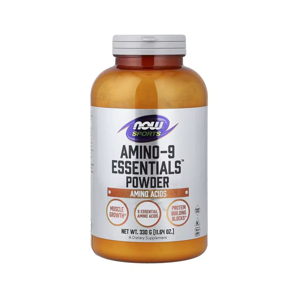 NOW Foods, Deportes, 9 aminoácidos esenciales en polvo, 11,64 oz (330 g) SFN