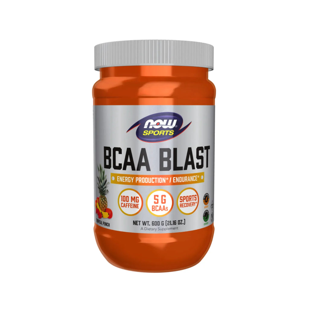 NOW FOODS BCAA BLAST PWD TROPICAL PUNCH 600 G
