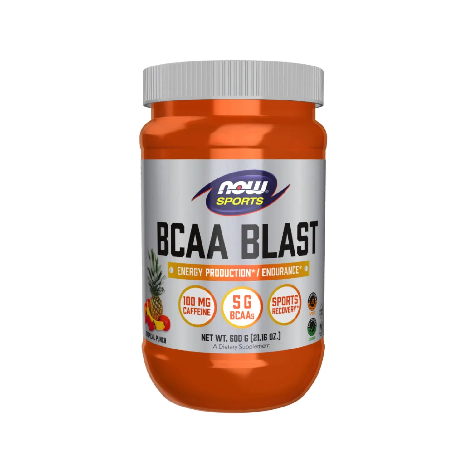 NOW FOODS BCAA BLAST PWD TROPICAL PUNCH 600 G