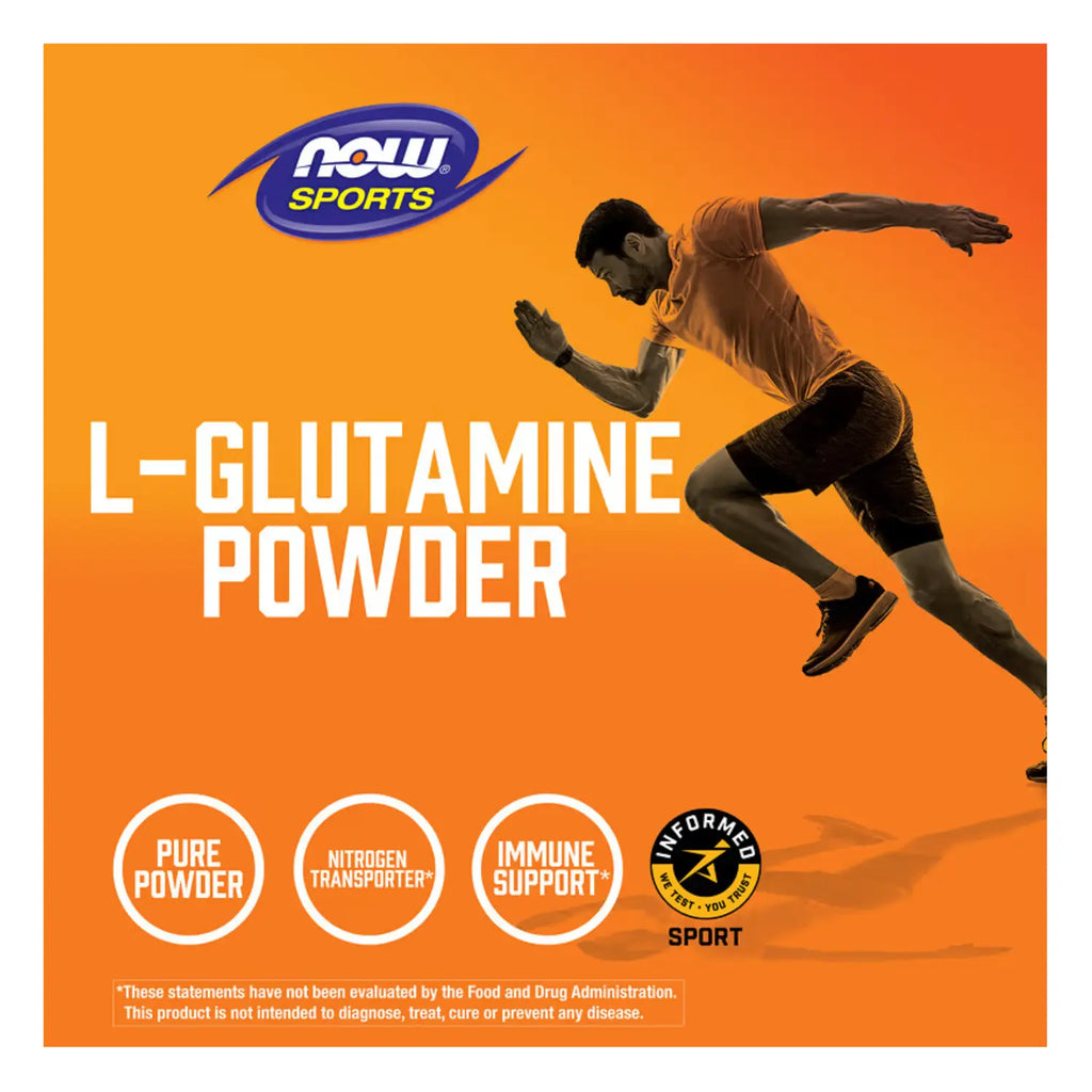 NOW Foods, Deportes, L-glutamina en polvo, 170 g (6 oz) SFN