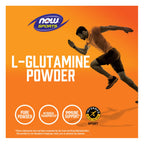 NOW Foods, Deportes, L-glutamina en polvo, 170 g (6 oz) SFN