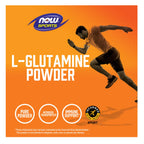 NOW Foods, Sports, L-glutamina en polvo, 454 g (1 lb) sfn