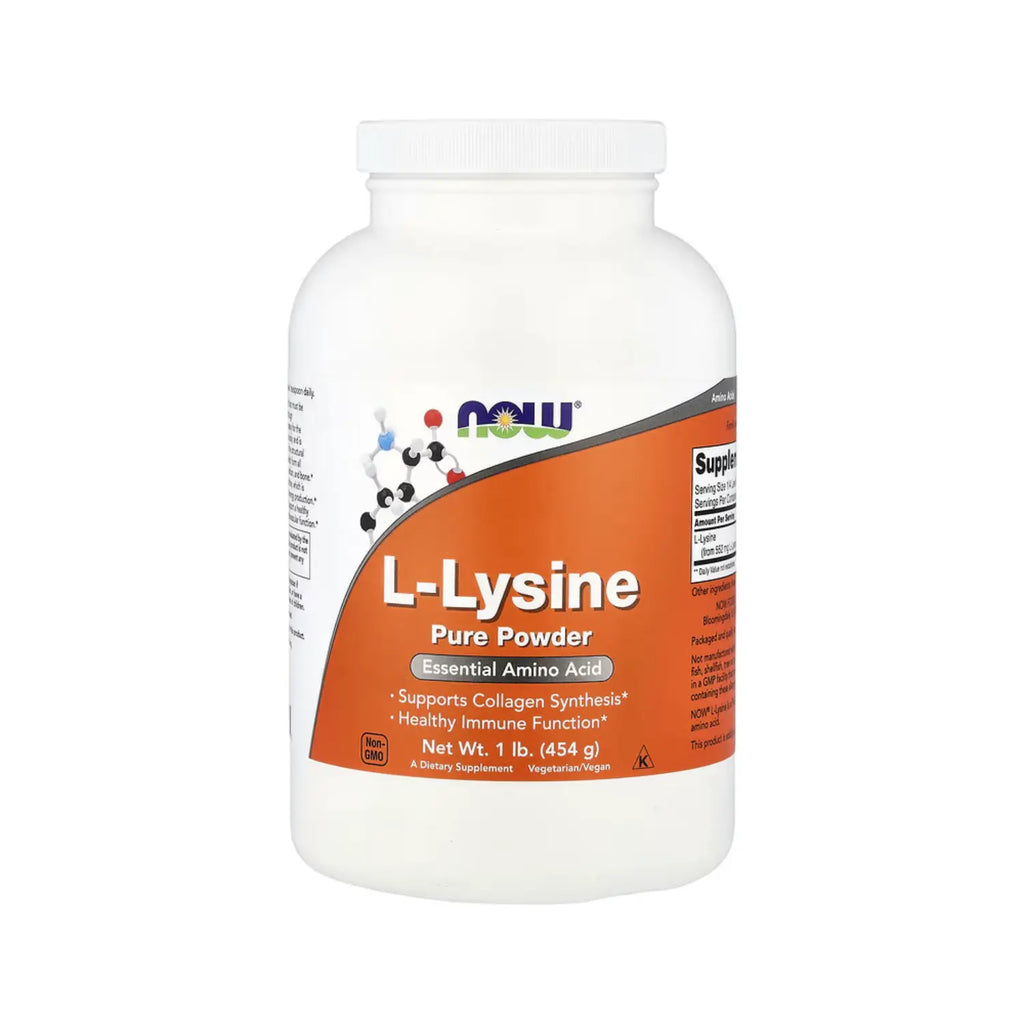 NOW FOODS L-LISINA 100% PURA 454G SFN