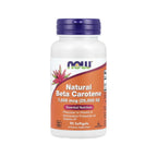 NOW Foods, Beta-caroteno natural, 7500 mcg (25000 UI), 90 cáps sfn