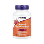 NOW Foods, Beta caroteno natural, 25,000 IU, 180 perlas sfn
