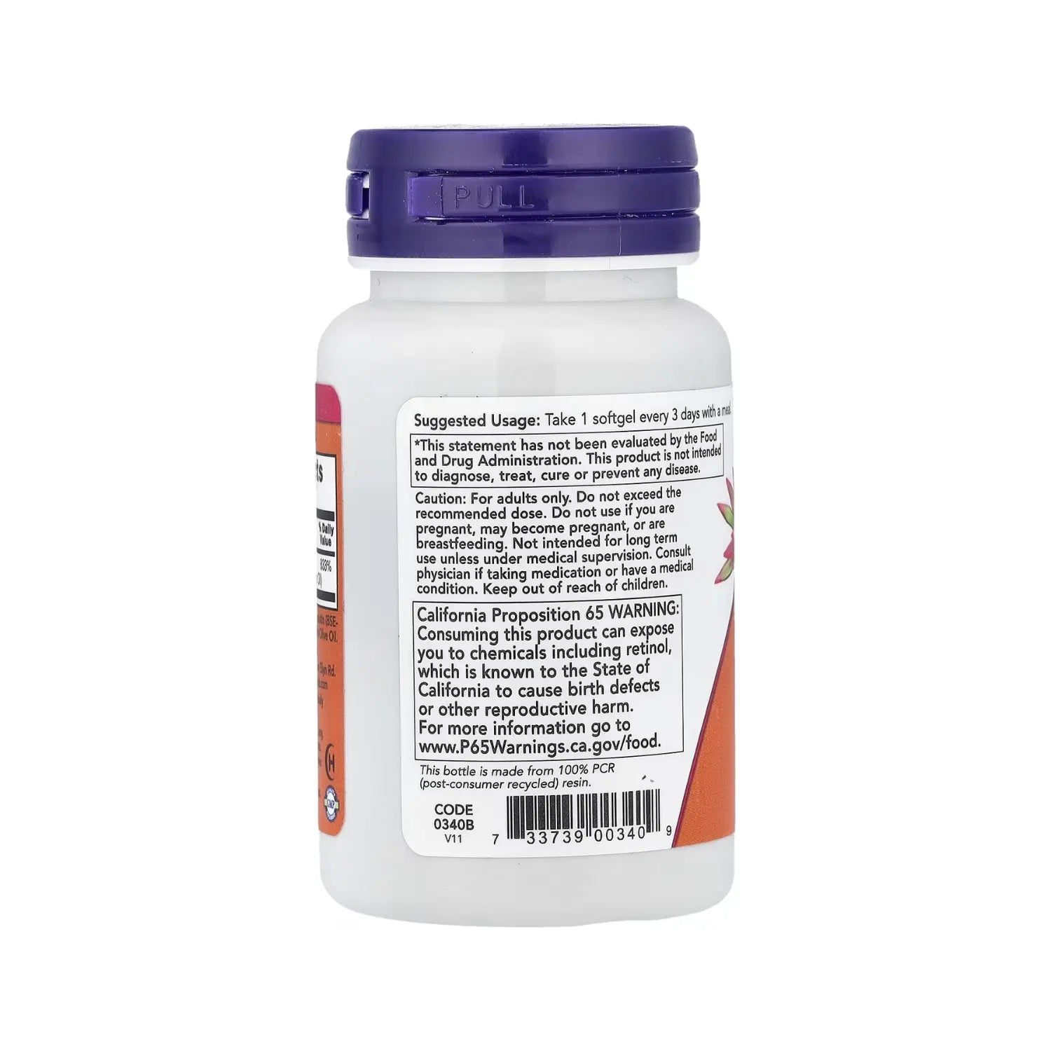 NOW FOODS VITAMINA A 25000 100SFGELS SALUD OCULAR UI SFN