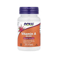 NOW FOODS VITAMINA A 25000 100SFGELS SALUD OCULAR UI SFN