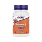 NOW FOODS VITAMINA A 25000 100SFGELS SALUD OCULAR UI SFN
