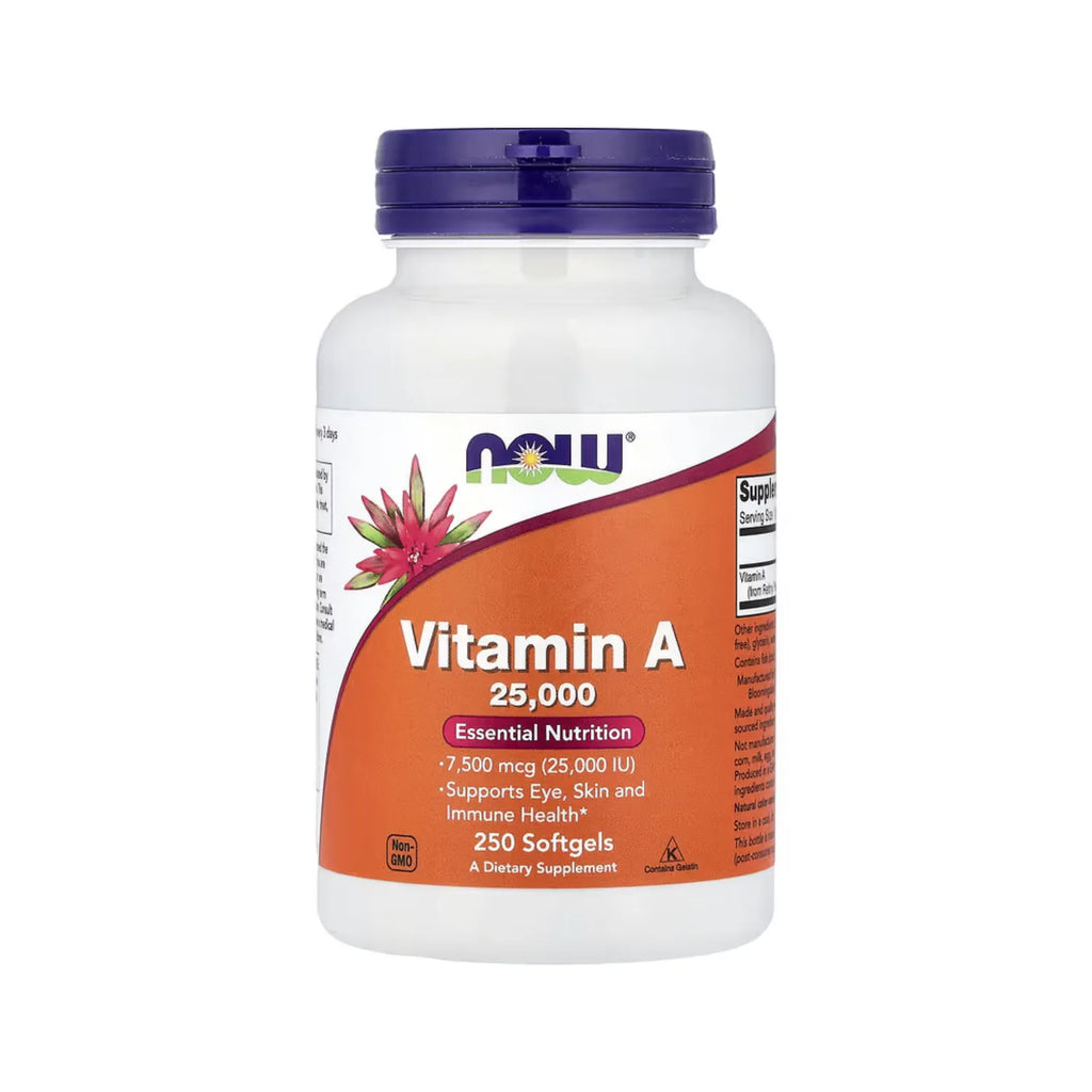 NOW FOODS VITAMINA A 25000 IU 250 SGELS SFN