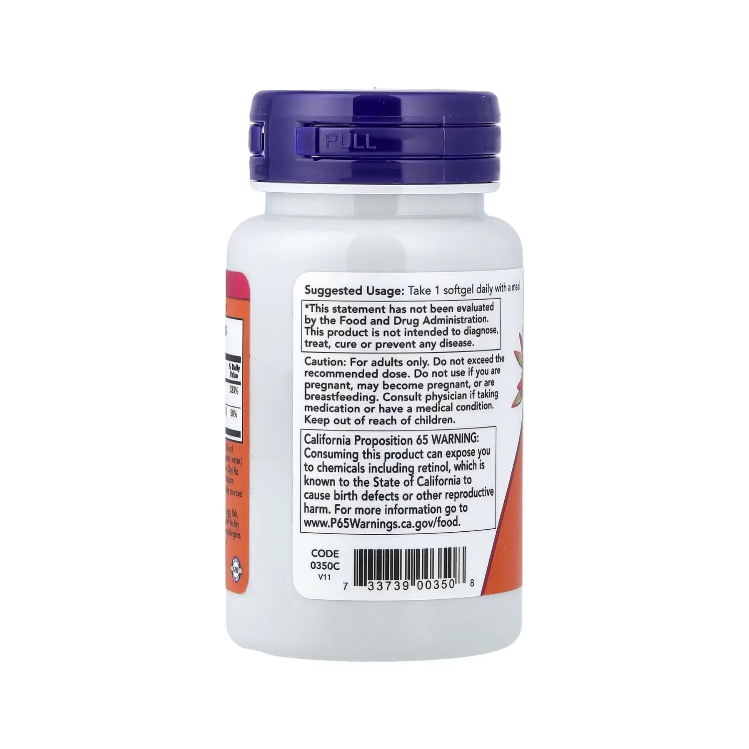 NOW Foods, Vitamina A y D, 100 cápsulas blandas sfn