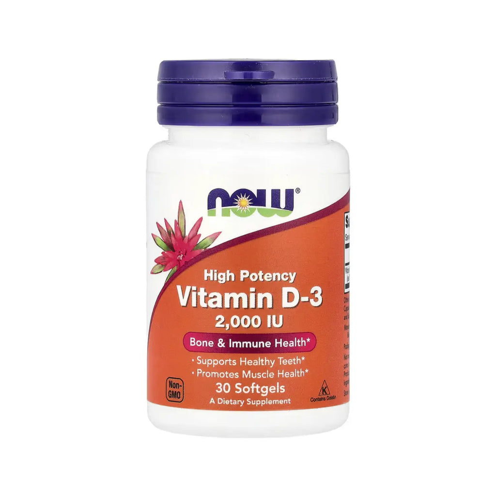 NOW FOODS VITAMINA D-3 2000 IU 30 SGELS SFN