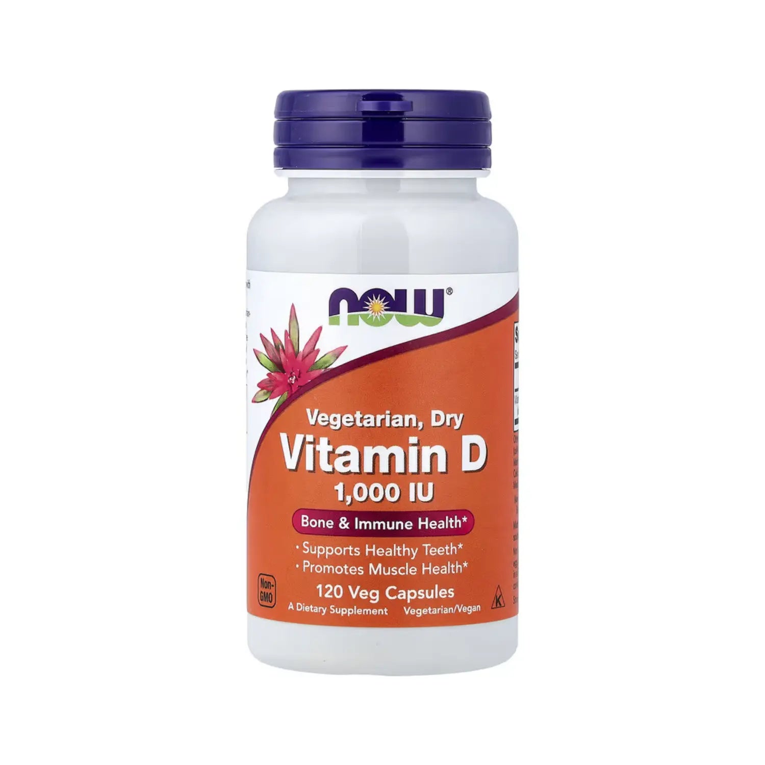 NOW FOODS VITAMINA D 1000 UI 120 CÁPSULAS SFN