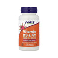 NOW FOODS VITAMINA D3 1000IU + K2 45MCG 120 VEGCAPS SFN