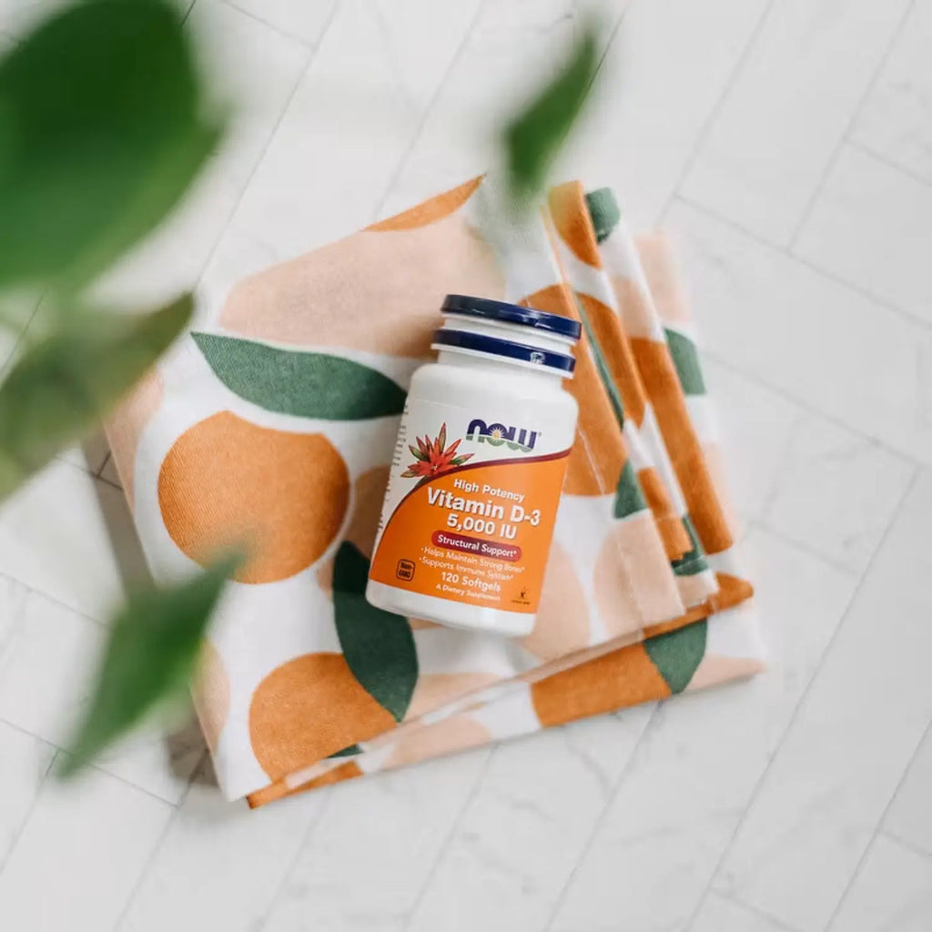 NOW FOODS VITAMINA D3 ALTA POTENCIA 120 SOFTGELS 5000 UI SFN