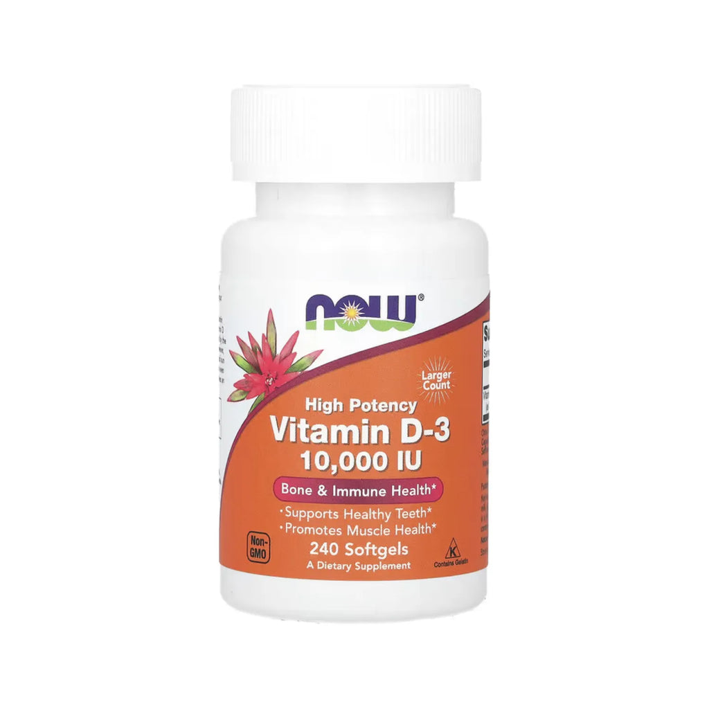 NOW FOODS VITAMINA D-3 10,000 IU 240 SGELS SFN